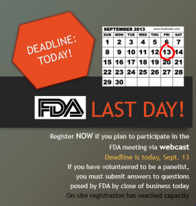 unite narcolepsy FDA deadline sept 13