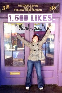 1500 likes facebook thank you
