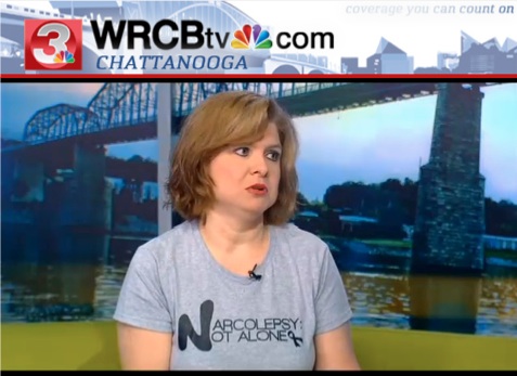 Narcolepsy Not Alone Narcolepsy Awareness Campaign Julie Flygare Valencia Blake NBC News WRCB tv Chattanooga The Doctors Show Narcolepsy Blog Awareness