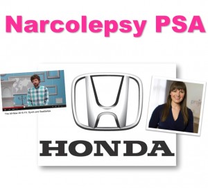 narcolepsy advertisement public service announcement julie flygare narcoleptic cataplexy wide awake and dreaming author project sleep founder julie flygare