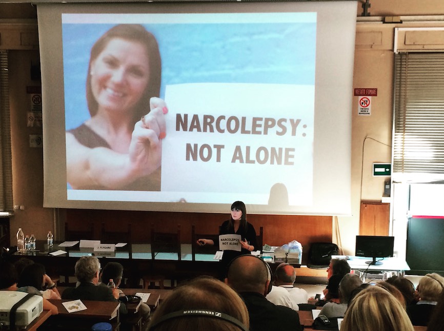narcolepsy-not-alone-campaign-julie-flygare-project-sleep-speaker-italy